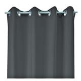 HLS ZAFA UV EYELET CURTAIN130x180 GREY