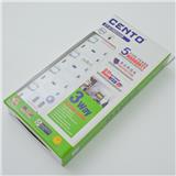 CENTO 3G2M+2USB W/NEON&SURGE CT813NS2USB