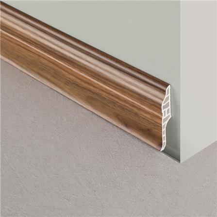 ROSEROSA VINYLTILE SKIRTING PVC WALNUT 90MM 8 FEET