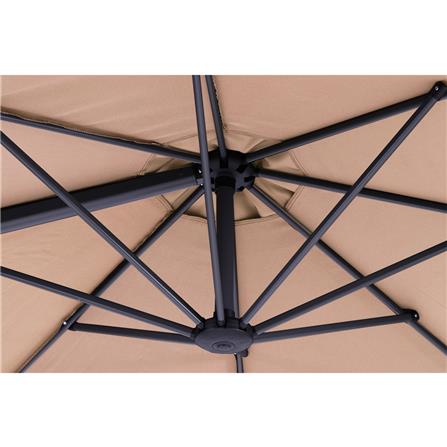 HOMEPRO SPRING UMBRELLA FOR OUTDOOR AND GARDEN YF1134 W300XD300XH250 CM BEIGE