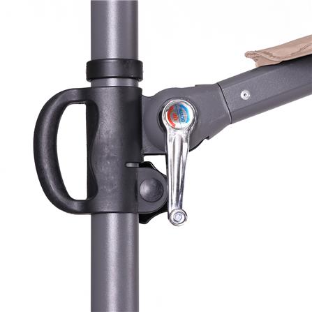 HOMEPRO SPRING UMBRELLA FOR OUTDOOR AND GARDEN YF1134 W300XD300XH250 CM BEIGE