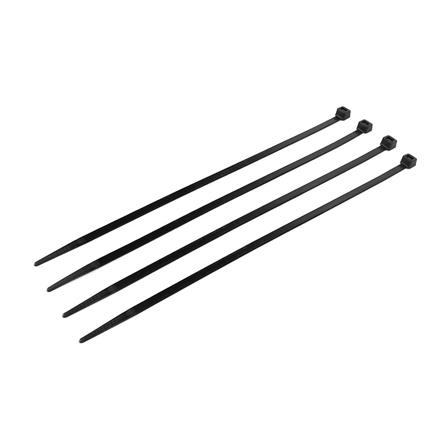ELECKTA CABLE TIES 6 Inch 3.6 Millimeter BLACK (100 LINE)