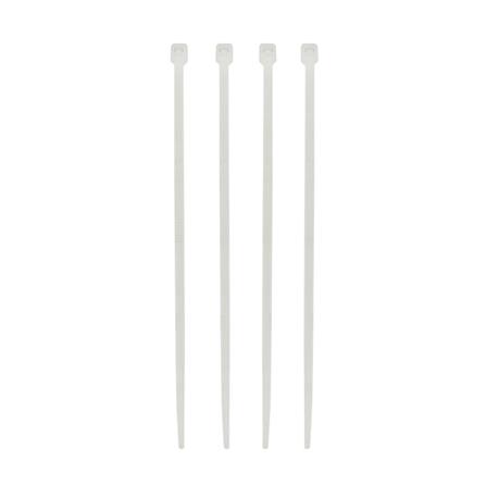 ELECKTA CABLE TIES 4 Inch 2.5 Millimeter WHITE (2.5 LINE)