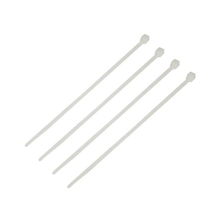 ELECKTA CABLE TIES 6 Inch 3.6 Millimeter WHITE (100 LINE)