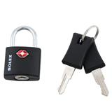 PADLOCK SOLEX TSA K25 27MM BLACK