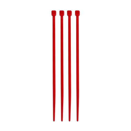 ELECKTA CABLE TIES 4 Inch 2.5 Millimeter RED (2.5 LINE)