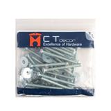 HEX BOLT SET BY TORA 1/4"X2-1/2"