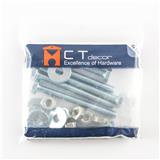 HEX BOLT SET BY TORA 3/8"X4"