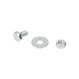 HEX BOLT SET BY TORA 1/4"X1/2"