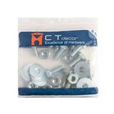 HEX BOLT SET BY TORA 3/8"X3"