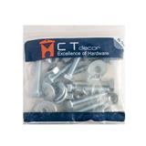 HEX BOLT SET BY TORA 3/8"X2"