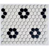 MOSAIC RETRO BLACK & WHITE CZG053Y 30.2X26.3CM