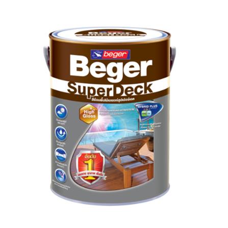 BEGER SUPERDECK DECK STAIN 1/4 GAL (0.946L) TEAK G-8803