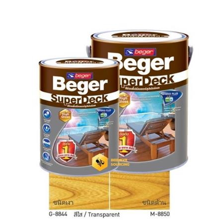 BEGER SUPER DECK STAIN 1/4G(0.964L) WALNUT M-8810