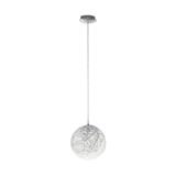 CHANDELIER 49891 VALENCA EGLO STEEL CHROME