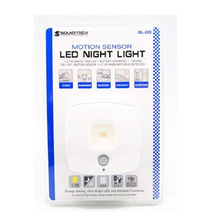 MOTION LED NIGHT LIGHT ML-209 SOUNDTEOH