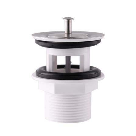 MOYA PULL-OUT BASIN WASTE PLUG P-008 WHITE