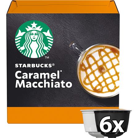 NESCAFE DOLCE GUSTO STARBUCKS CAPSULES CARAMEL MACCHIATO 6CUPS