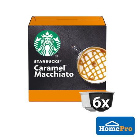 NESCAFE DOLCE GUSTO STARBUCKS CAPSULES CARAMEL MACCHIATO 6CUPS
