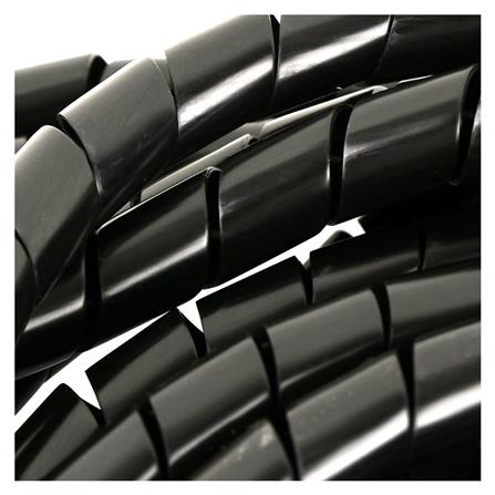 ELECKTA SPIRAL CABLE WRAP 15 MILLIMETER 10 METER BLACK