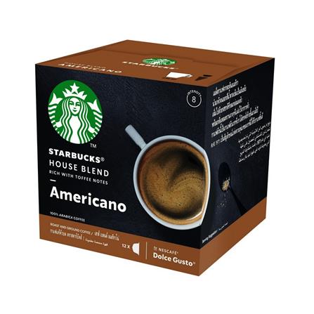 NESCAFE DOLCE GUSTO STARBUCKS CAPSULES HSE BLEND AMERICANO 12CUPS