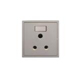15A 1GANG ROUND PIN SOCKET SIMON H701582-46 CHAMPAGNE