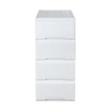 4 DRAWER STACKO GARDEN 40X50X91CM WHITE