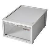SHOE BOX STACKO 28X35X17CM GREY