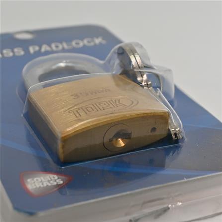 TORK SOLID BRASS PADLOCK 20MM 1 EACH BRASS