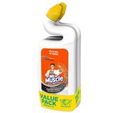 MR MUSCLE TOILET BOWL CLEANER TWIN PACK 500ML TOILET SHIELD