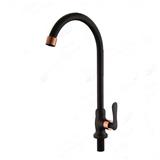 CABANA SINK FAUCET PILLAR MOUNTED KITCHEN TAP CB2840 ROSE GOLD + MATT BLACK