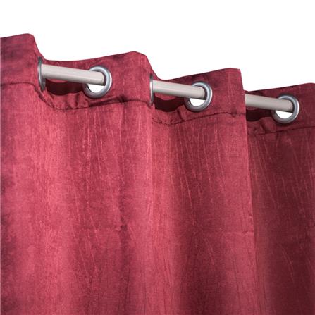 HLS LIANA UV EYELET CURTAIN130x180 RED
