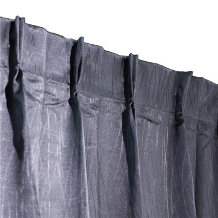 HLS LIANA UV CURTAIN PLEAT 185X310 GREY