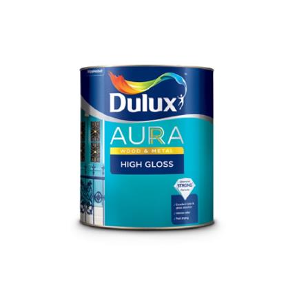 DULUX AURA HIGH GLOSS 5L BASE A ENAMEL PAINT