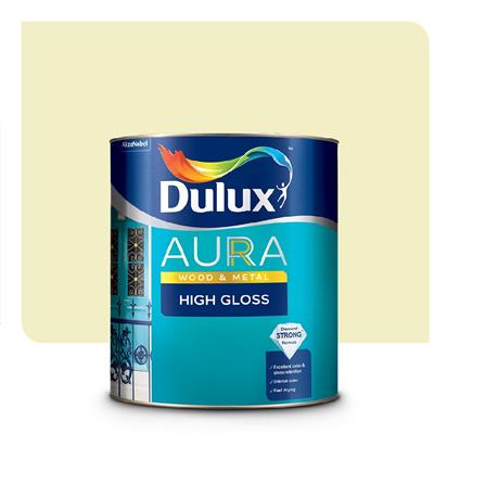 DULUX AURA HIGH GLOSS 5L BASE A ENAMEL PAINT