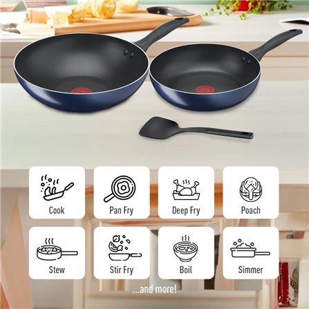TEFAL CLEAR COOK 3PCS SET B266S3