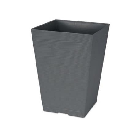 FELTON SQUARE POT FBL 2453 GRY (D25*H35)