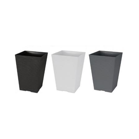 FELTON SQUARE POT FBL 2453 WHT (D25*H35)