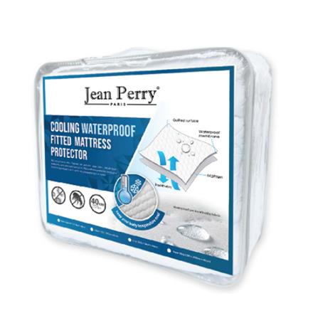 MATTRESS PAD JEAN PERRY  190X152X40CM MTRS PRT JP COOL Q WHITE