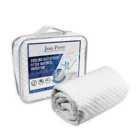 MATTRESS PAD JEAN PERRY  190X183X40CM MTRS PRT JP COOL K WHITE