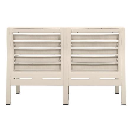 MONTANA BEIGE PP PLASTIC 2 SEAT BENCH