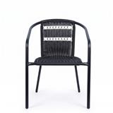 PE RATTAN CHAIR SPRING BDC1661 DARK BROWN