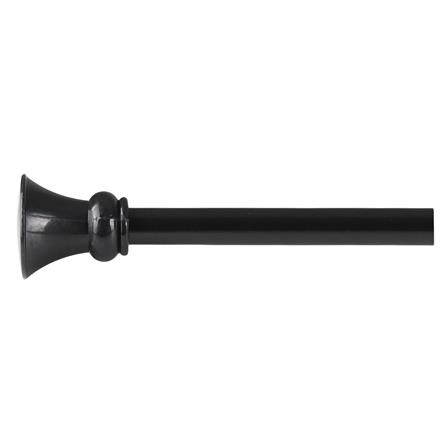 STEEL TENSION ROD HOME LIVING STYLE EGYPTIAN 180-310CM BLACK