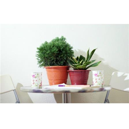 BABA ROUND POT TN-3470 ZEN GREY