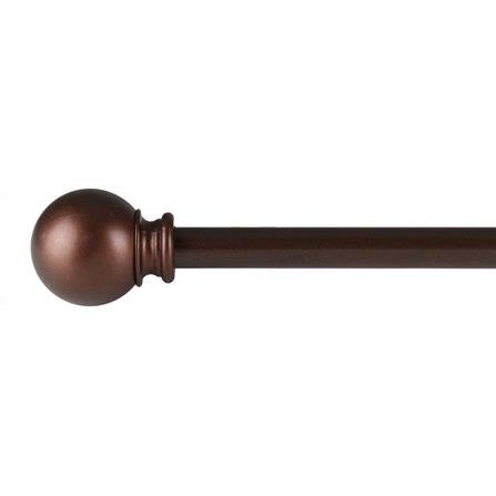STEEL TENSION ROD HOME LIVING STYLE BALLOON 180-310CM BROWN