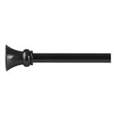 STEEL TENSION ROD HOME LIVING STYLE EGYPTIAN 110-210CM BLACK