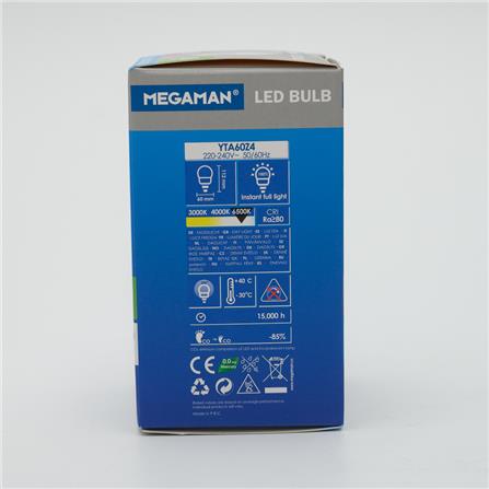 7W DAY LIGHT MEG-YTA60-7W/6500K DL MEGAMAN