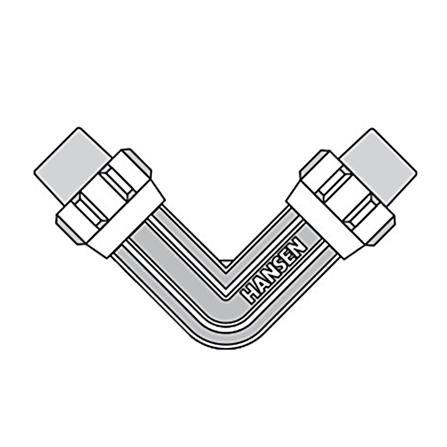 HANSEN FITTING EQUAL ELBOW 20MMx20MM