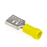 TERMINAL CONNECTOR SPADE FEMALE ZEATAR 6.6MM YELLOW