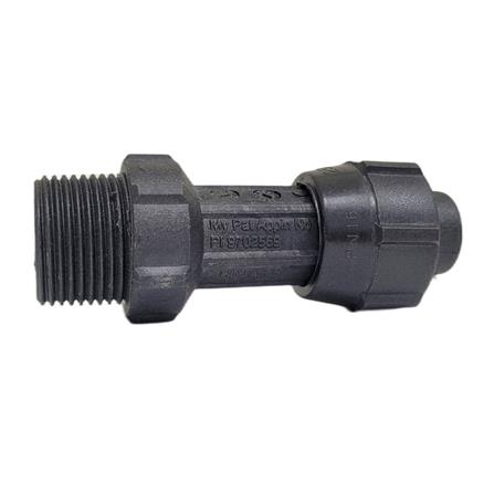 HANSEN POLY FITTING MALE THREAD ADAPTOR 25MM x 3/4"